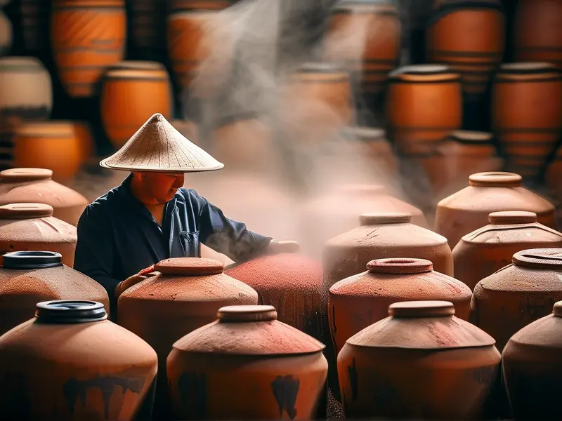酱香酒传统发酵工艺现场实拍