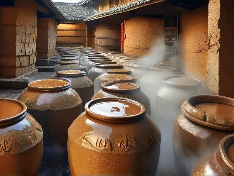 酱香酒传统酿造工艺实拍图