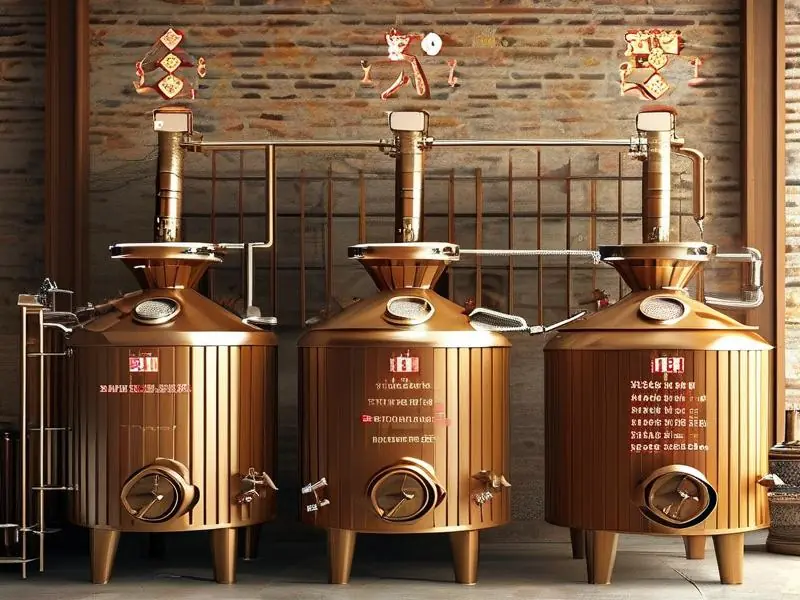 酱香型白酒四种工艺流程图