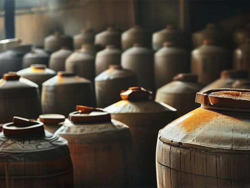 传统酱香型白酒发酵过程展示