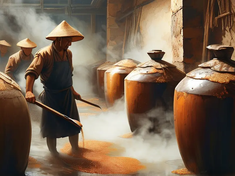 酱香型白酒传统酿造工艺现场实拍