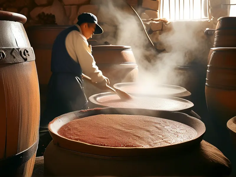 酱香型白酒传统酿造工艺现场展示