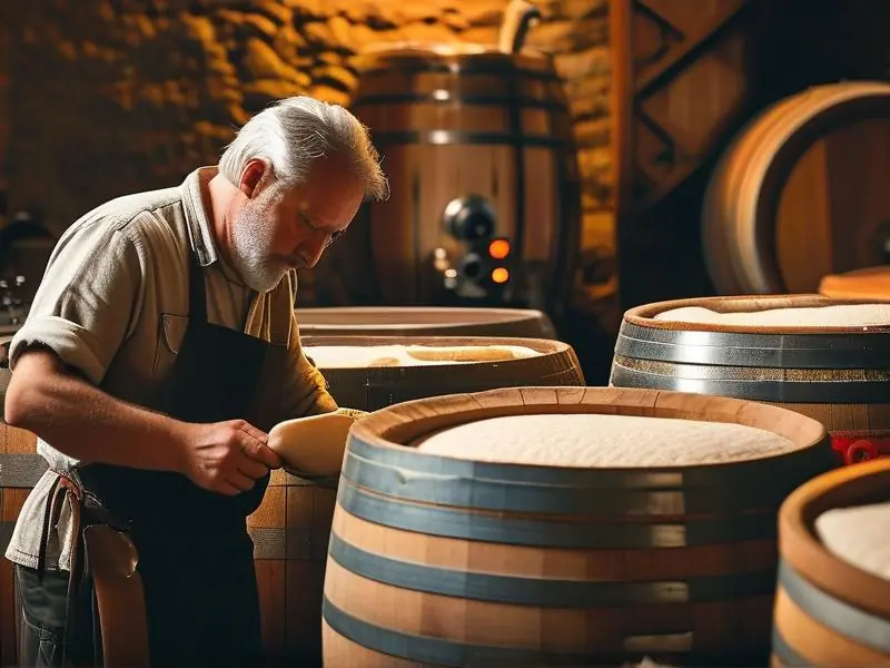 家酿白酒发酵过程实拍