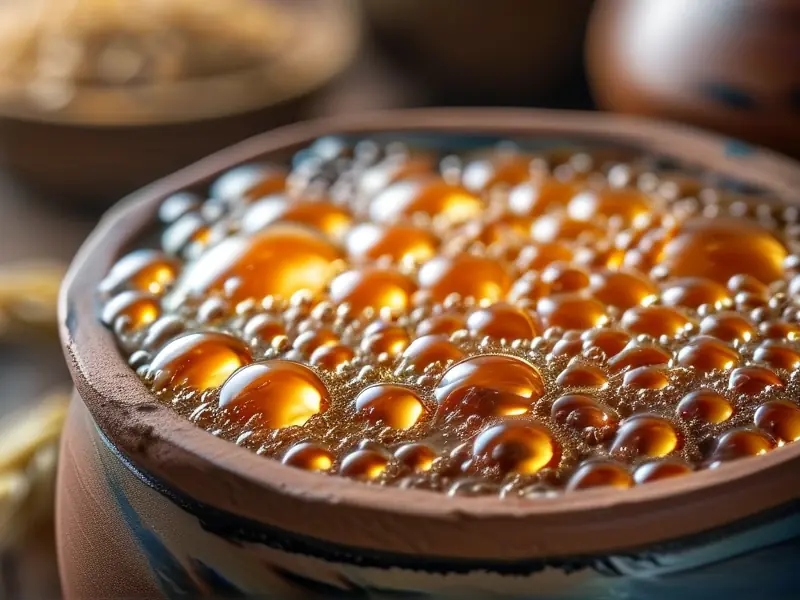 酵母菌在酿酒过程中的显微活动状态