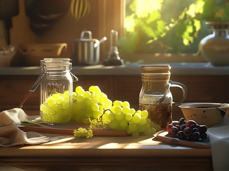 家庭白葡萄酒制作过程实拍