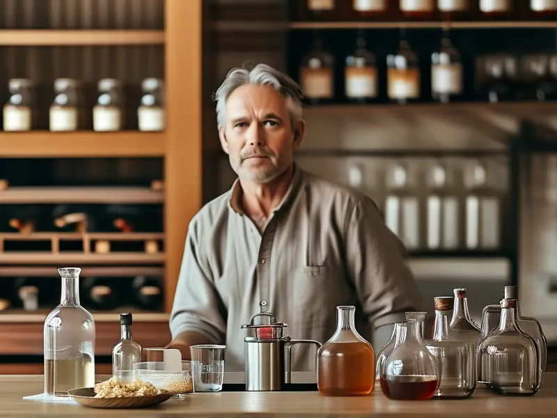 家庭白酒制作工艺流程实拍图