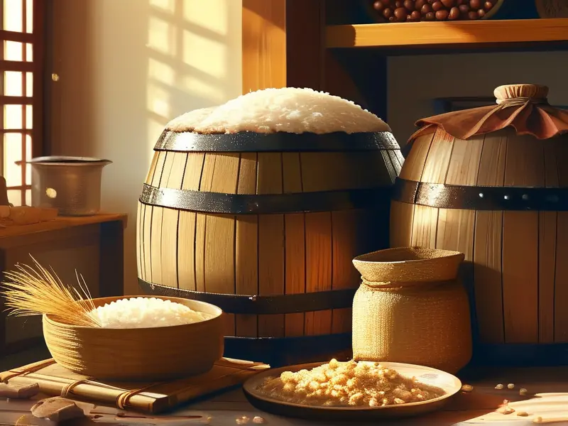 家庭黄酒制作过程实拍图