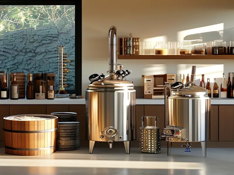 家庭酿酒作坊全套设备实景展示