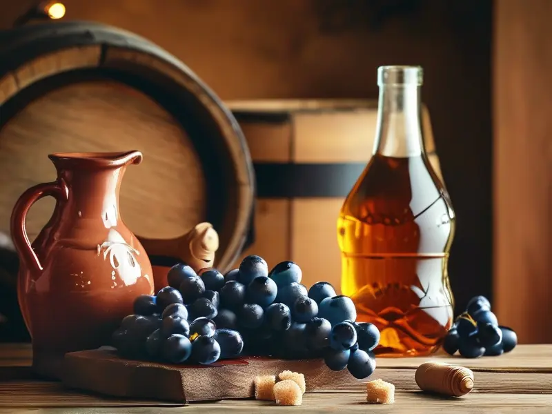 家庭自制葡萄酒的材料准备