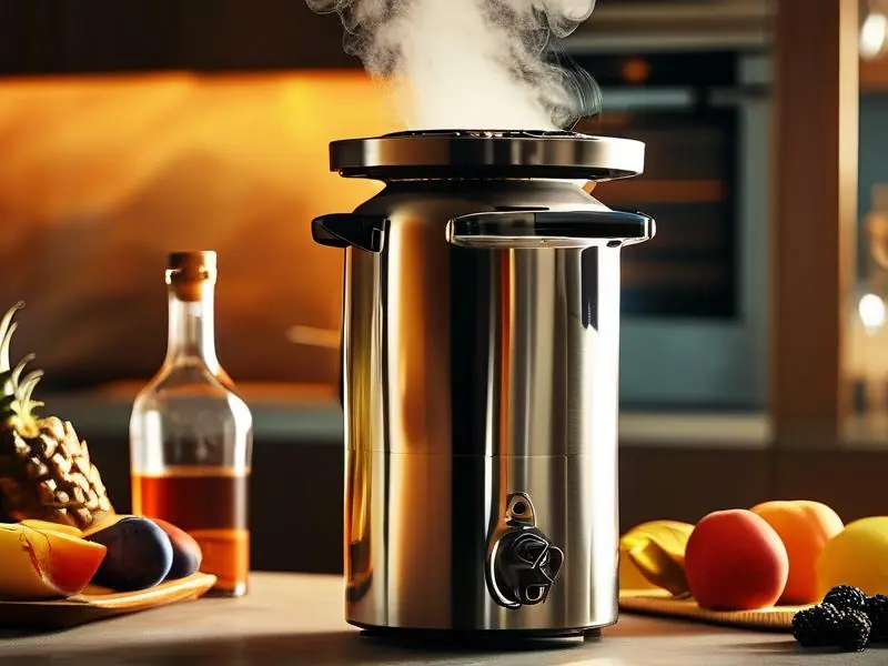 家用小型酿酒设备工作场景实拍图