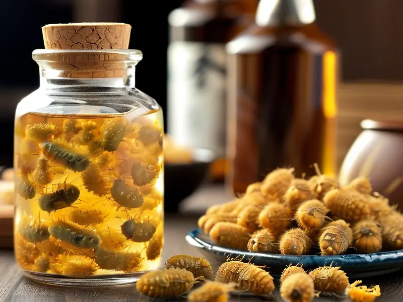 金蝉花泡酒制作步骤图解