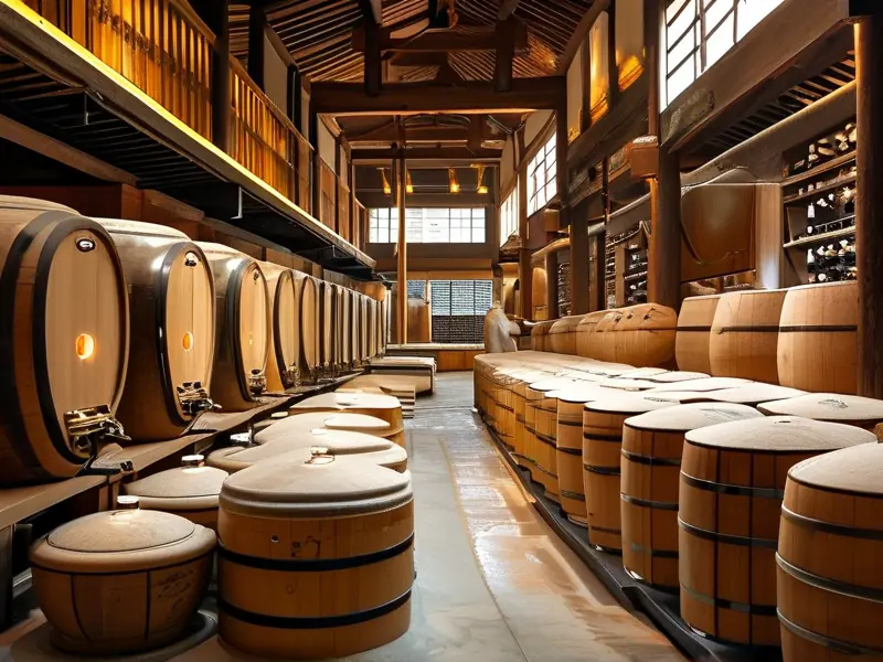京酿坊酒业传统酿酒车间