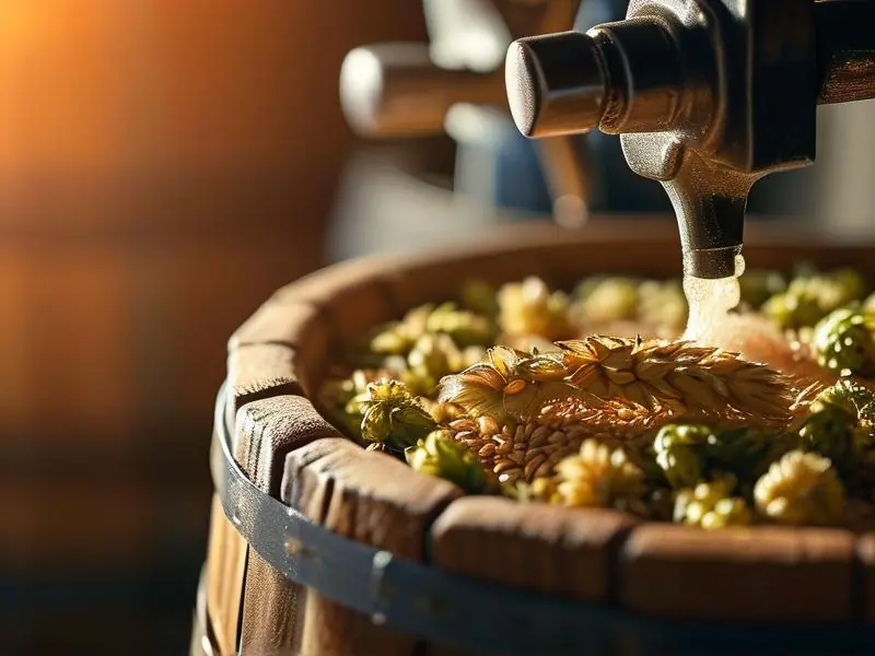 精酿啤酒酿造过程实拍：麦芽糖化与发酵阶段