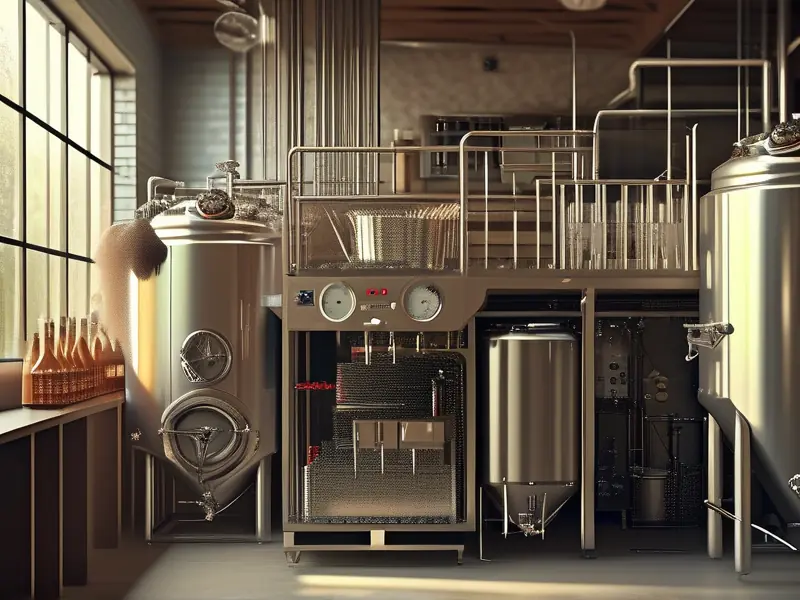 酿酒师操作精酿啤酒设备教学