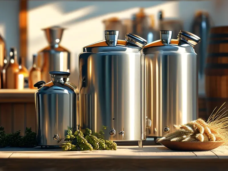 不锈钢酿酒设备展示图