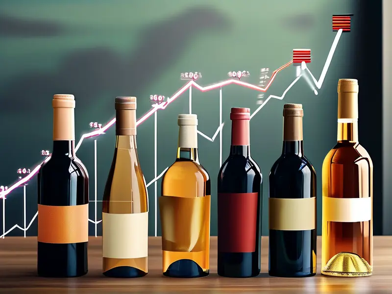 酒类毛利率对比分析图