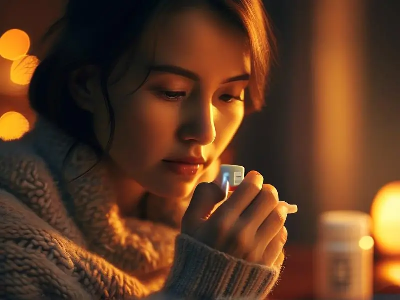 民间白酒退烧方法操作示意图