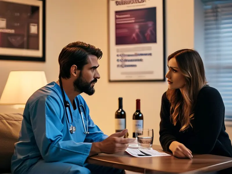 专业医生为酒依赖患者制定个性化治疗方案