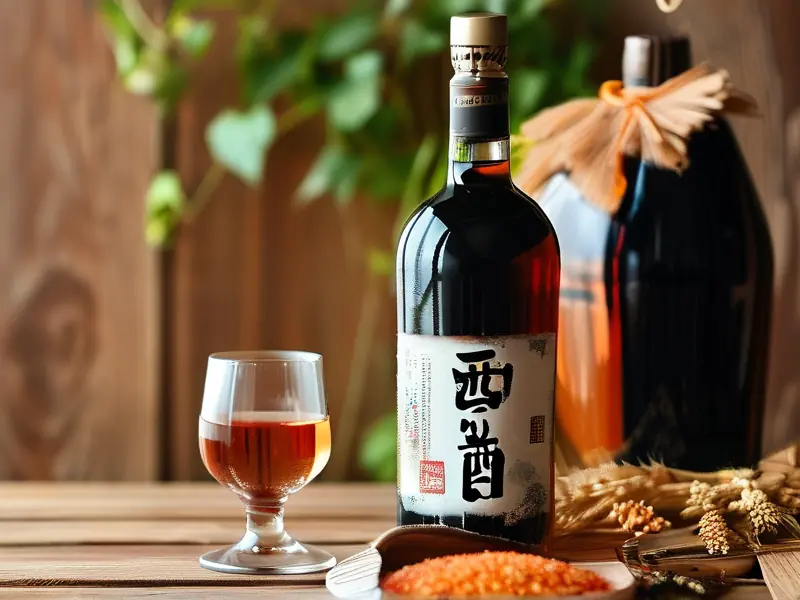 纯粮酿造酒和勾兑酒的对比图