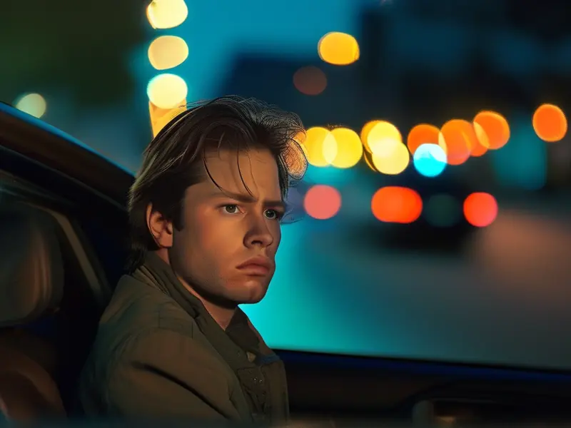 酒驾被交警拦下检查的场景