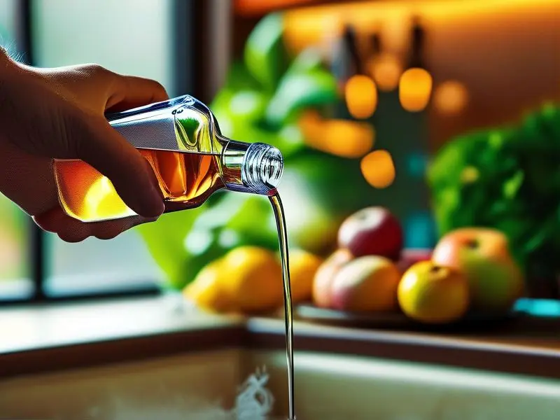 决心戒酒的人将酒倒入水槽