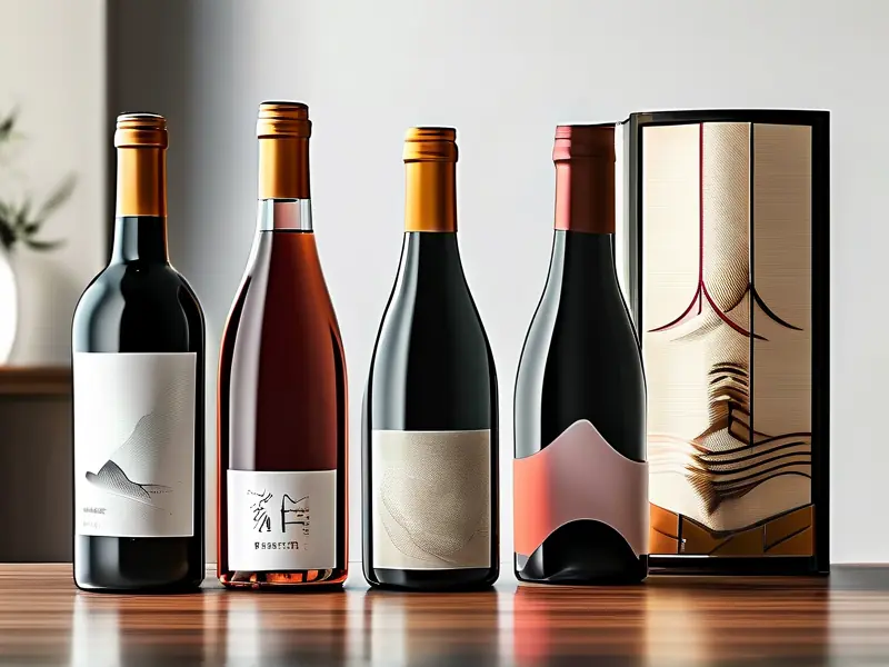 多种风格酒类包装设计样品展示