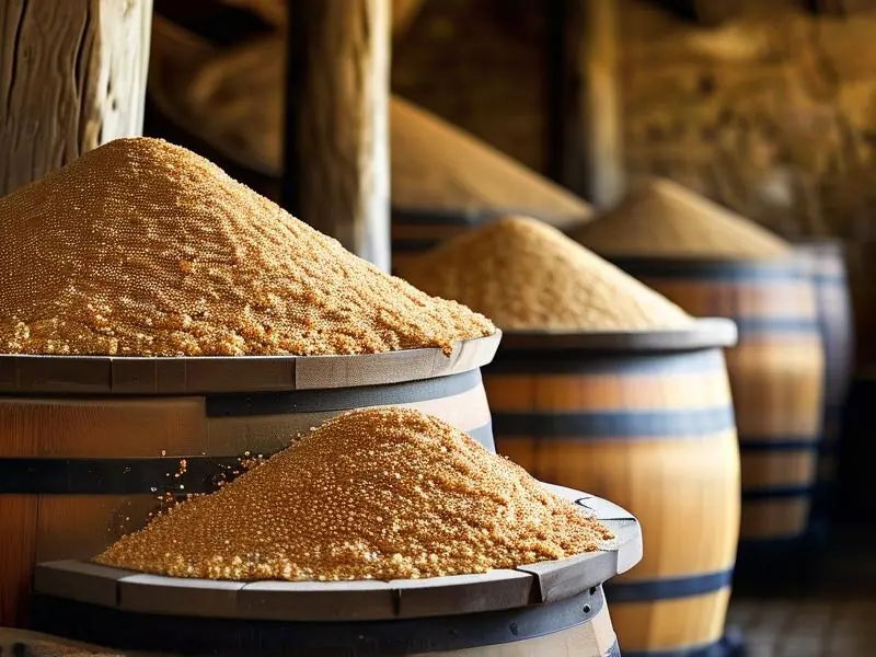 传统酒曲制作过程实拍图