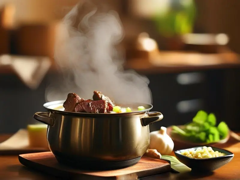 酒煮牛肉成品图