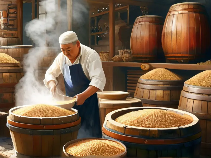 老白干酒传统酿造工艺现场