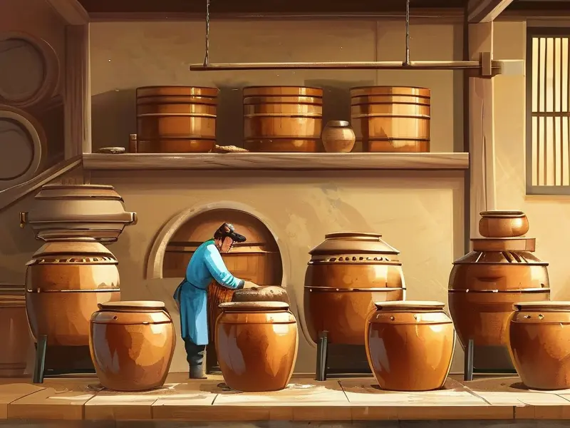 老白酒传统酿造工艺现场展示