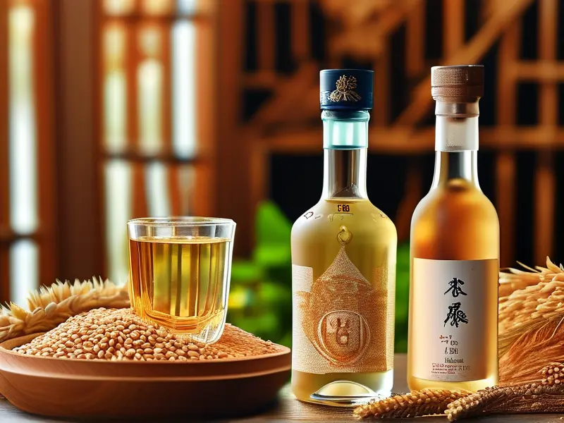 粮食白酒与酒精酒对比鉴别图