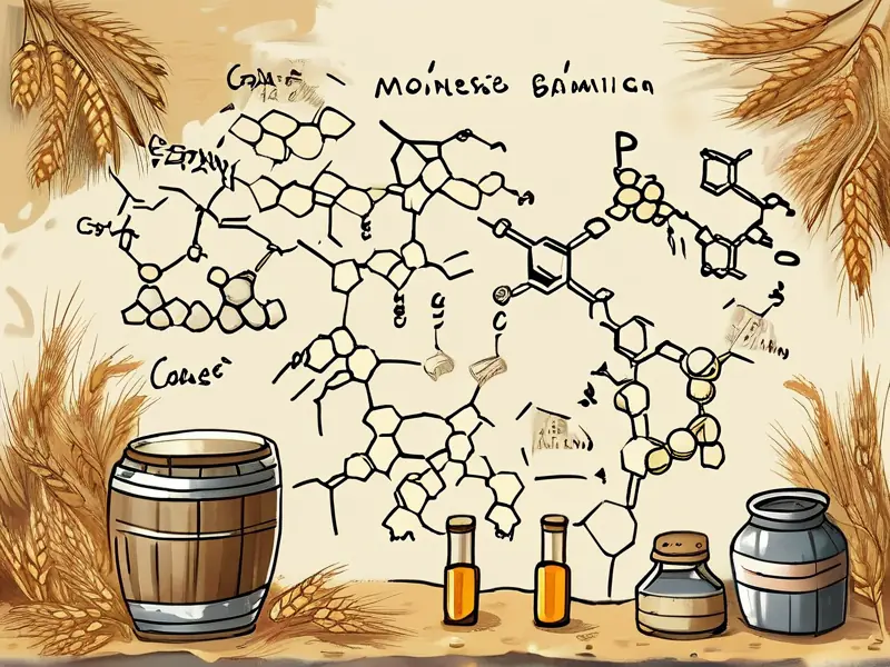 粮食酿酒过程化学方程式示意图