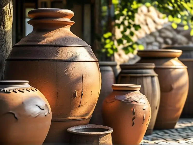 传统粮食酿酒和制醋场景展示