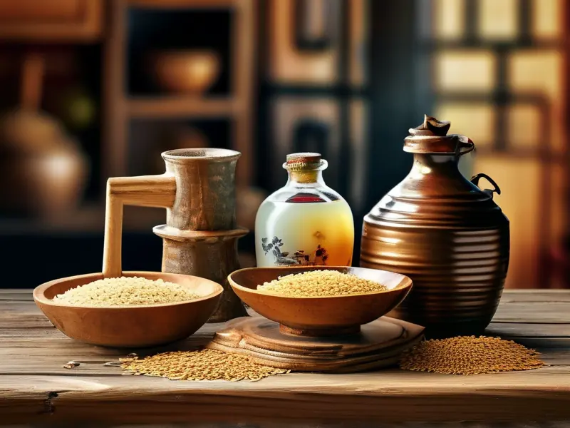 粮食酿造酒与工业酒精对比图