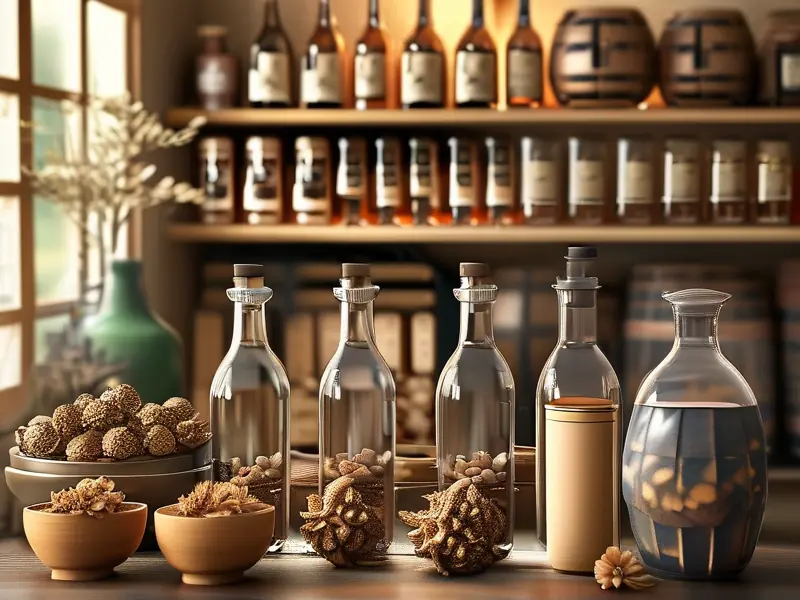 灵芝酒制作过程展示