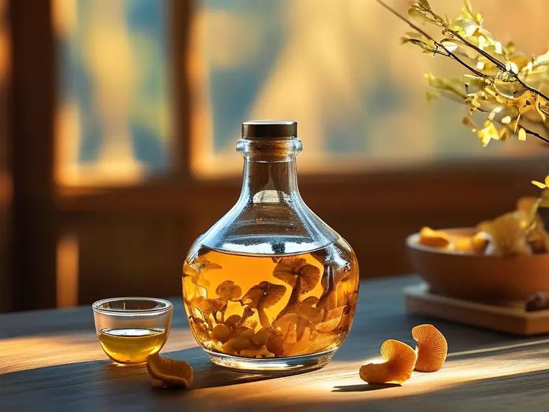 家庭自制灵芝酒展示图