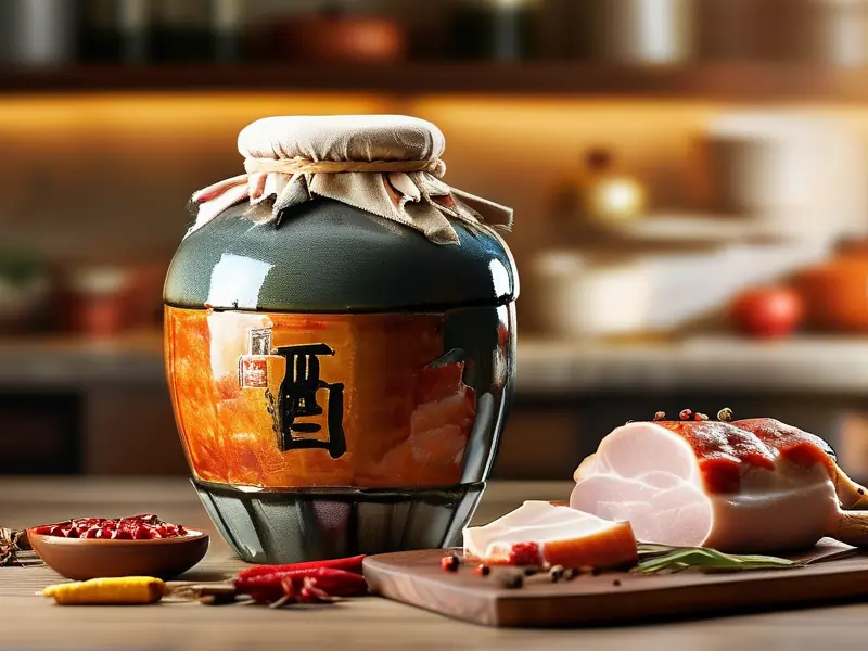 临海猪肉酒的传统酿造过程