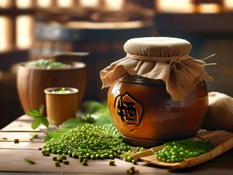 传统绿豆酒发酵过程