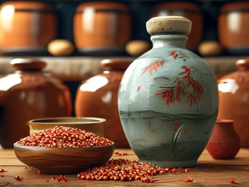 中国优质高粱酒产区分布及红缨子高粱酿酒过程展示