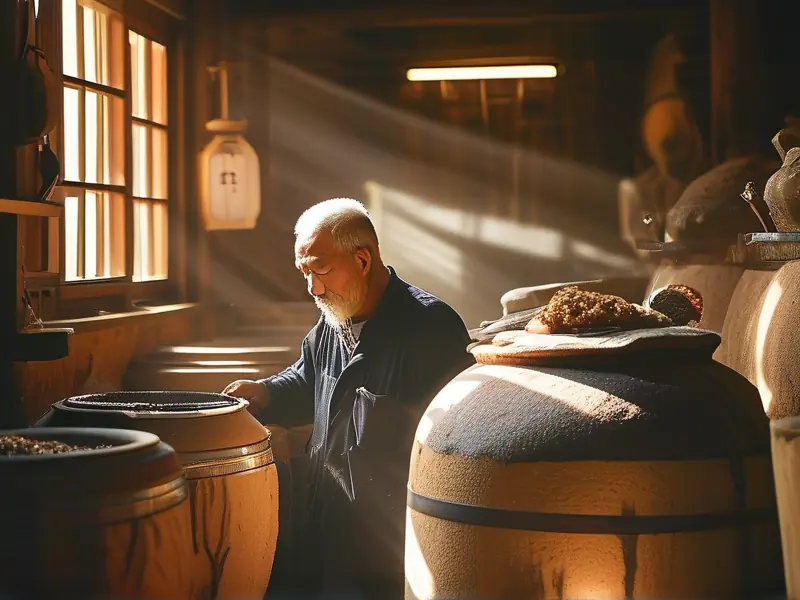 传统酿酒技术教学现场