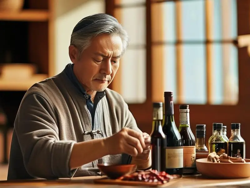 男士自制养生酒过程实拍