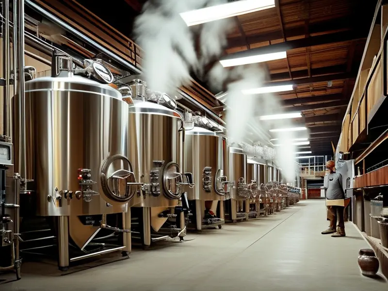 500斤酿酒设备工作场景