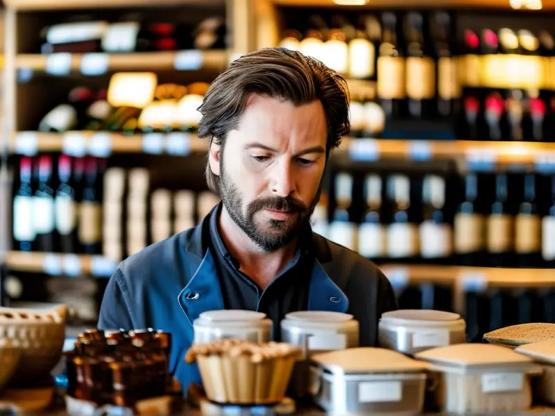 专业酿酒师实地挑选酒曲产品