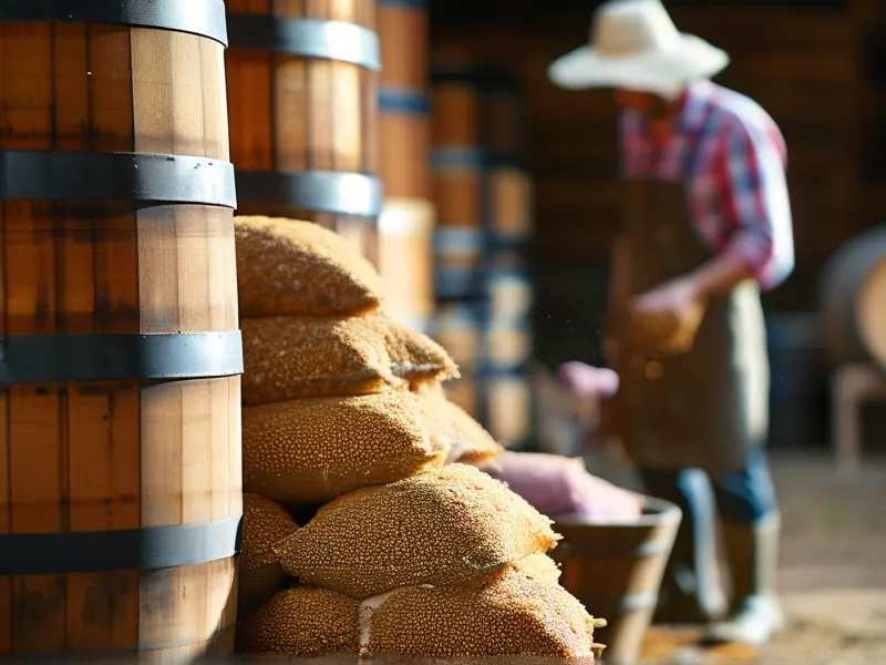 酿酒糟子的多种用途展示