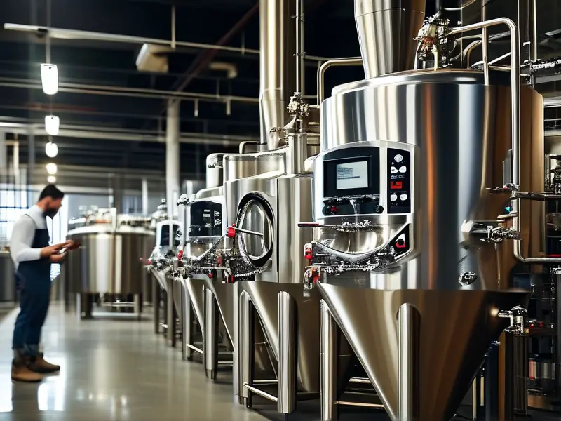 现代化酿酒工程装备生产线实景