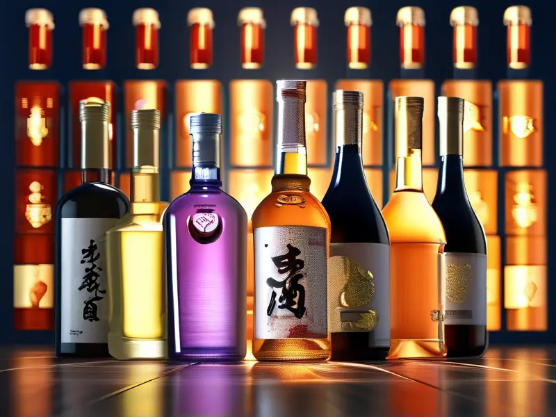 纯粮酒与勾兑酒对比鉴别图