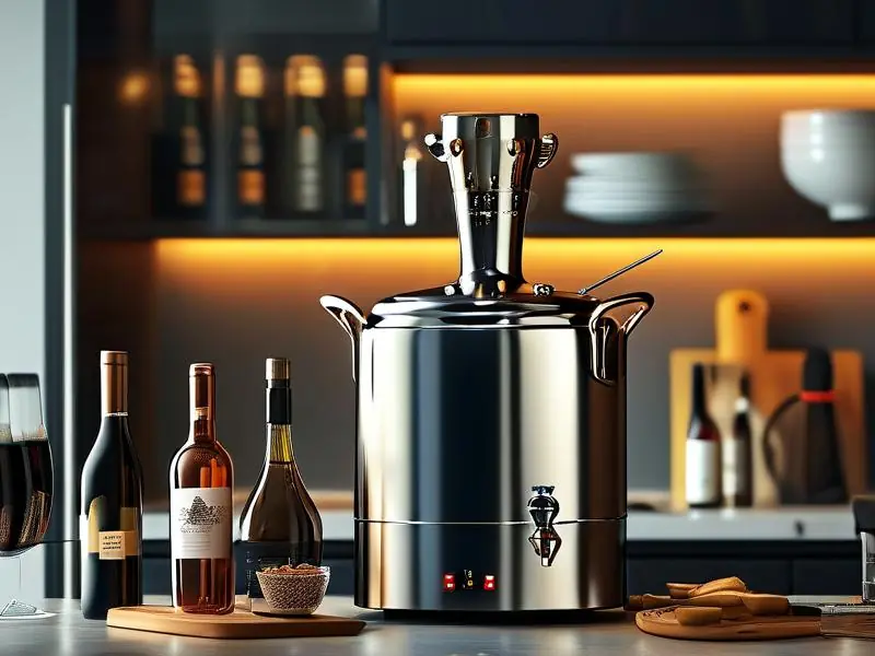 家用不锈钢酿酒设备工作场景展示