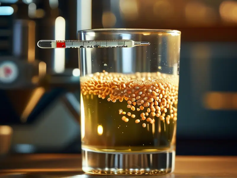 专业酿酒师演示酵母活化过程