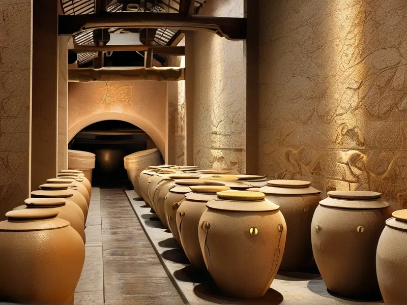 传统坤沙工艺酿造酱香型白酒现场实景