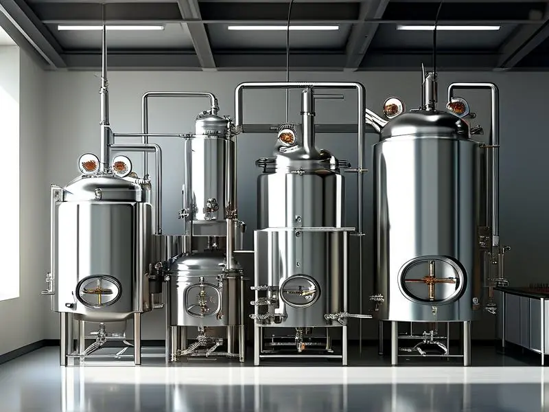 符合国家标准的酿酒设备展示